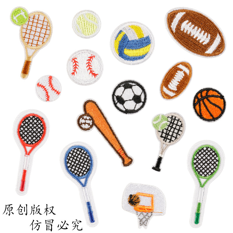 Table Tennis Olympics - 100 ชิ้น/ล็อตสร้างสรรค์เย็บปักถักร้อยแพทช์กีฬาลูกเทเบิลเทนนิสหมวกเสื้อกระเป๋าเสื้อผ้าตกแต่งอุปกรณ์เสริมหัตถกรรม DIY แอพพลิเค