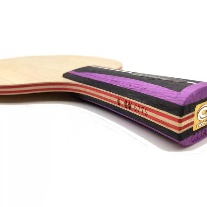 Yinhe ใบปิงปอง 677S มังกรสีม่ว - Table Tennis Zhang Jike บทวิจารณ์และราคา